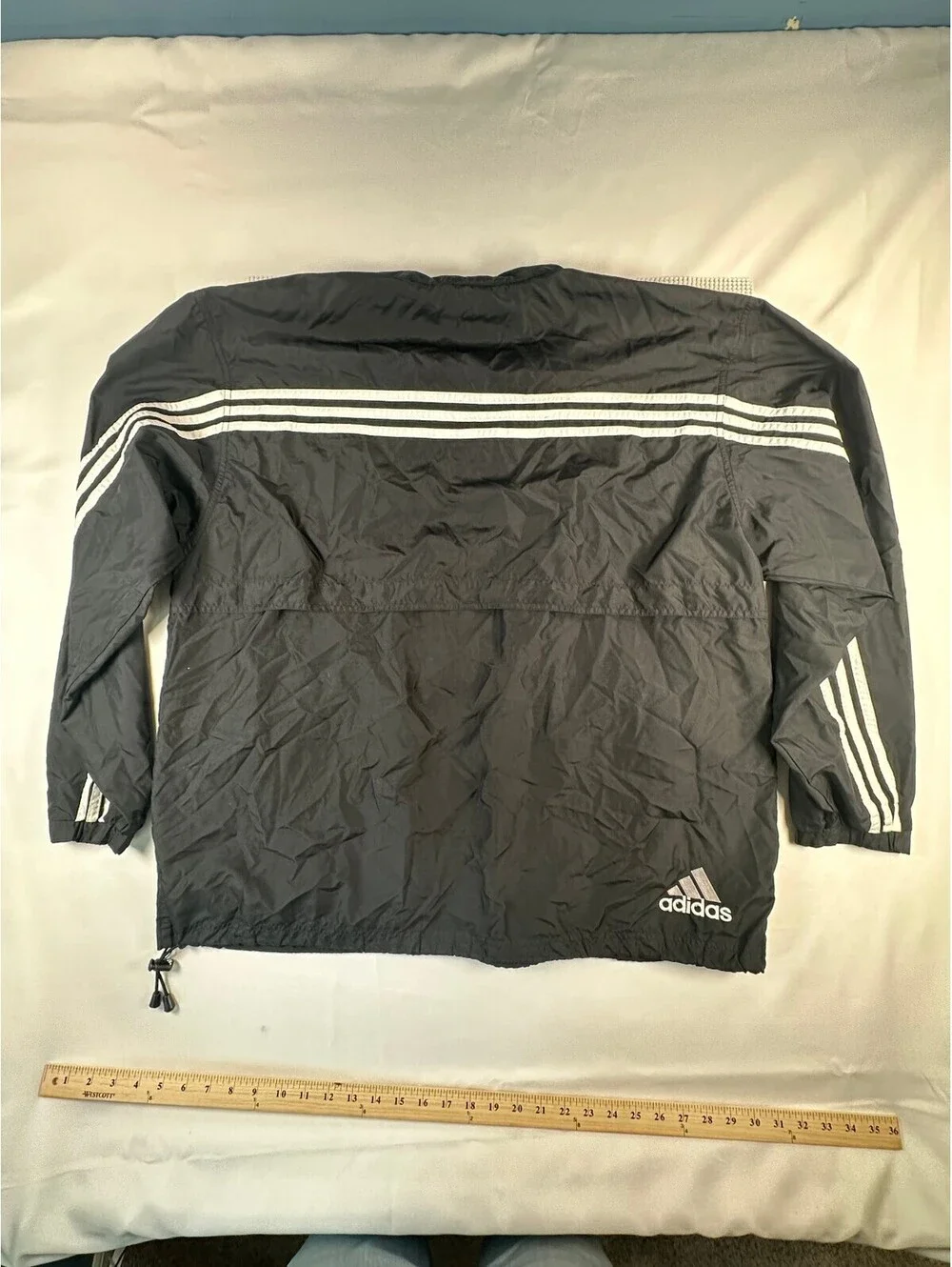 Vintage Adidas Men's Climalite Three-Stripe Vented Windbreaker Sz XL (137)
